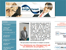 Tablet Screenshot of energieconseil.net